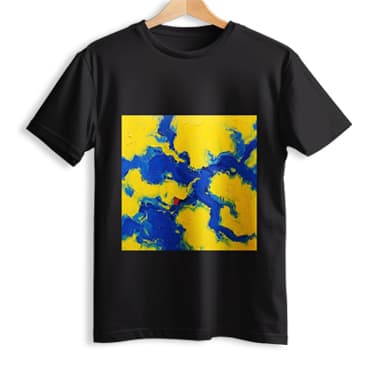 Black Mono Mirage T-Shirt