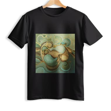 Black Neon Mindscape T-Shirt